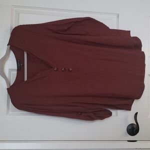 Pre owned Fred David burgundy shirt 2XL
